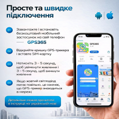 GPS трекер для тварин із симкартою GF-30 для відстеження, для собак та кішок, пошук вихованця одним натисканням кнопки