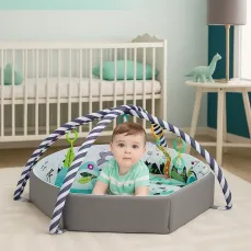 Розвиваючий килимок, з дугами іграшок, для дітей Kinderkraft Smartplay