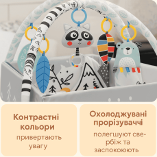 Розвивальний килимок для дітей Ricokids 4в1