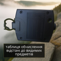 Компас рідинний туристичний Hechpro олива — металевий корпус, візир, азимутальна шкала, рівень