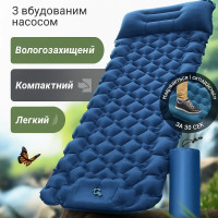 Надувной туристический матрас (каремат) для кемпинга и путешествий