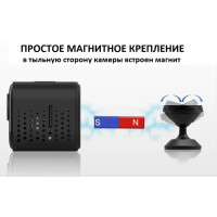 Мінікамера IpCam A11 (WiFi) з віддаленим переглядом + кріплення | IP камера для дому та офісу
