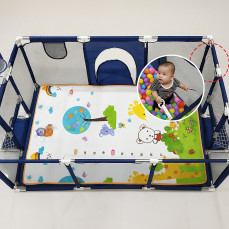 Манеж для дітей IMBABY 190×129×66 см – простір для гри, розвитку і безпеки