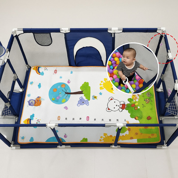 Манеж для дітей IMBABY 190×129×66 см – простір для гри, розвитку і безпеки