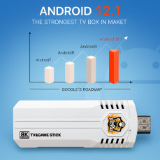 НОВИНКА 2025! Ігрова консоль DATA FROG K8Pro — 2 в 1 (Android 12.1 + ретро-система, 40 000 ігор)