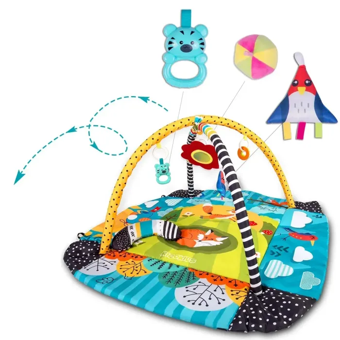 Інтерактивний ігровий килимок Ricokids “Лисичка” 110×100 см