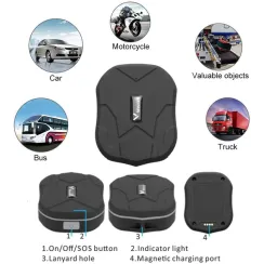Авто GPS трекер TKSTAR TK-905 Mini — автономный трекер на мощных магнитах с аккумулятором 1500 мАч (до 25 дней работы)